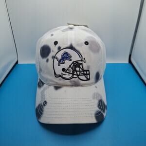 Detroit Lions Tie Dye Trucker Snapback Patch Hat Cap NFL The Game Cotton